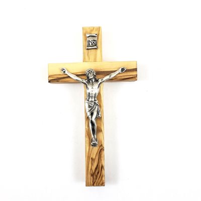 Crucifix avec Corpus en Étain