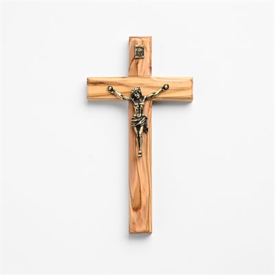 Crucifix 6" corpus plaqué bronze