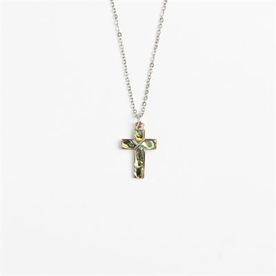 Cross Pendant Mother of pearl