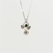 BirthStone Angel Pendant May