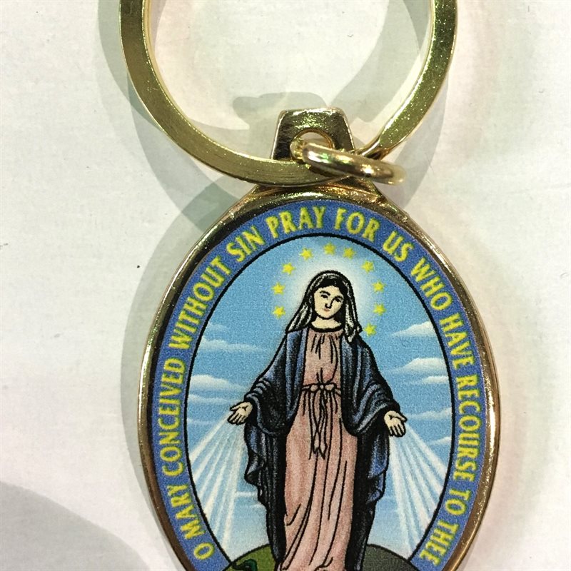 Porte-clés la Vierge Immaculée Conception