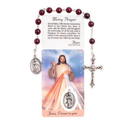 Rosary One Decade with Divine Mercy prayer