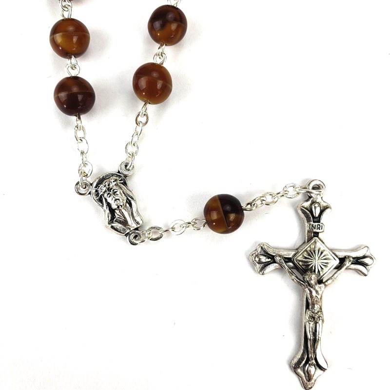 One Decade Rosary Brown