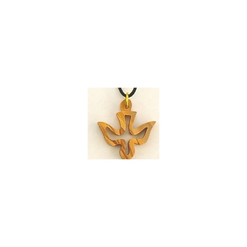 Dove Pendant Made of Olivewood