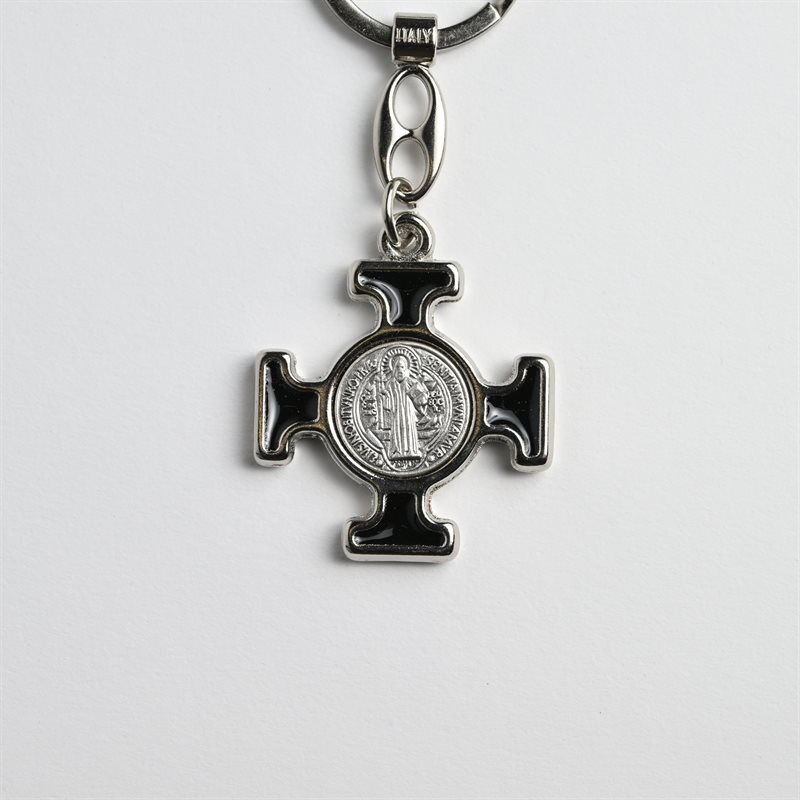 St Benedict Keychain black