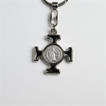 St Benedict Keychain black