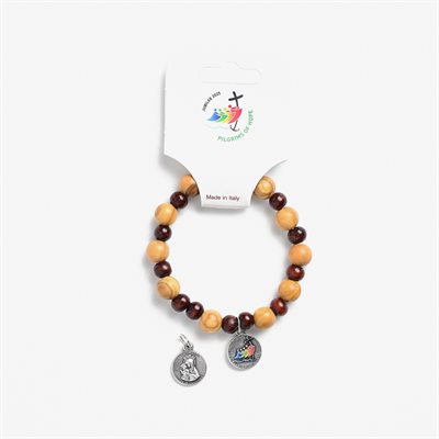 Bracelet wood Pilgrims of Hope Jubilee 2025