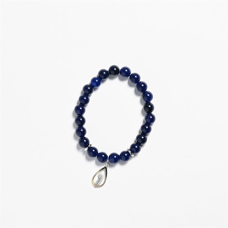 Lapis Midnight Blue Stone Bracelet