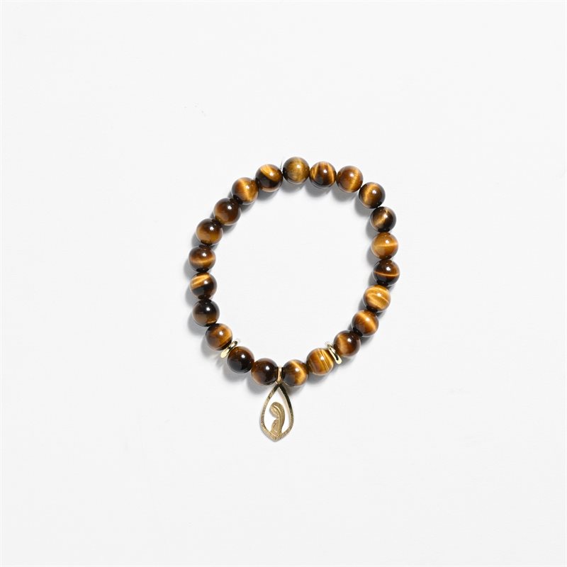 Tiger Bead Stone Bracelet