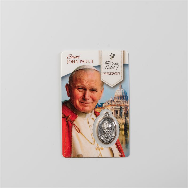 Healing St John Paull II Parkinson's in French