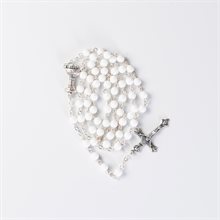 Communion White Rosary
