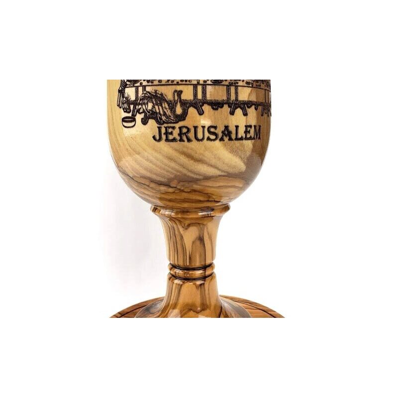 Chalice Made of Olivewood