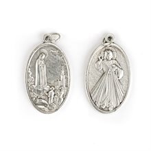 Médaille Divine Miséricorde et Fatima