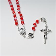 Divine Mercy Rosary Red