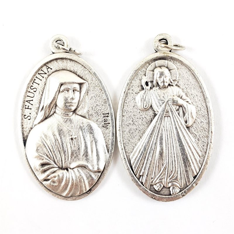 Médaille Divine Miséricorde et Faustine