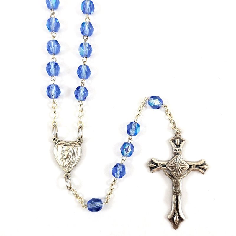 Blue Rosary 6mm