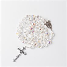 Fire Polish Beads Holy Land Rosary Crystal