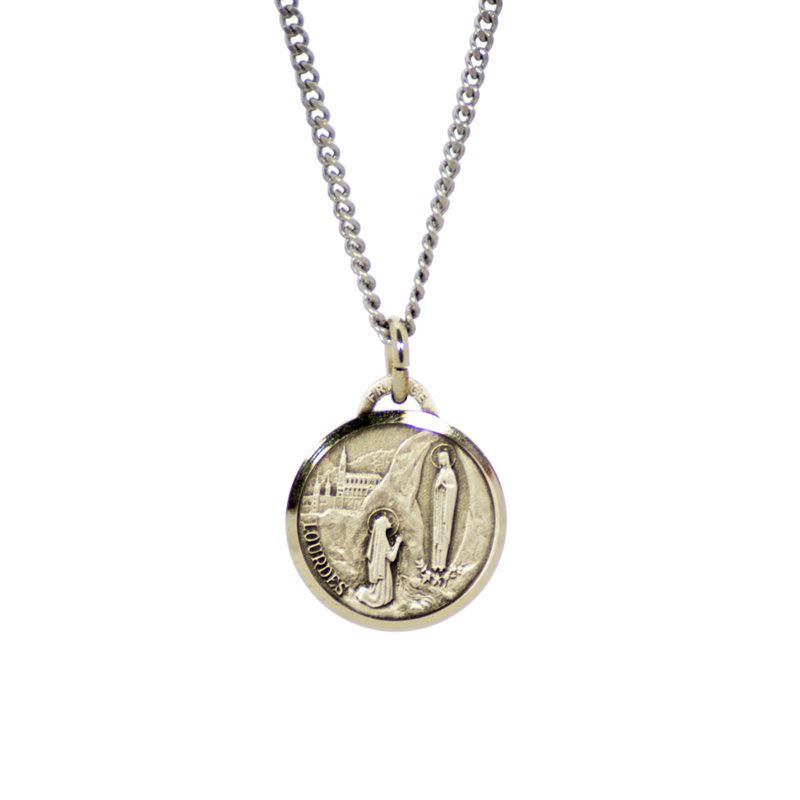 Medal Lourdes / Chain 18"