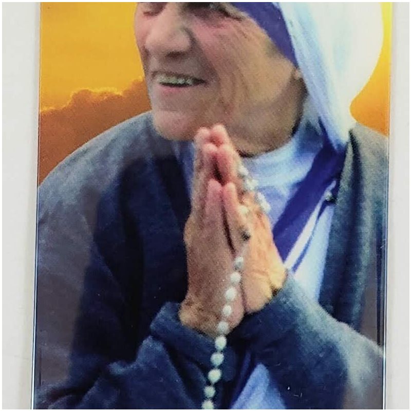 Bookmark with Medal St Teresa of Calcutta