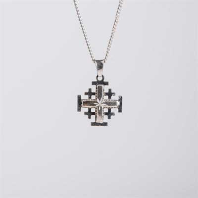 Jerusalem Cross Sterling Silver7 / 8"