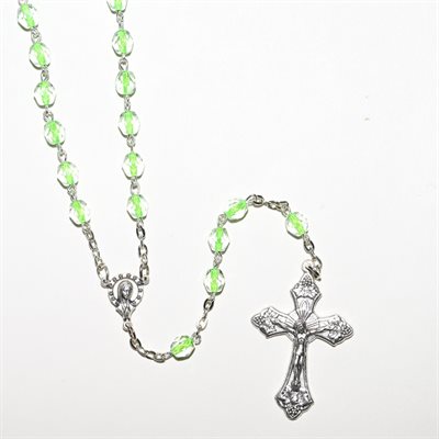 Crystal Green Rosary