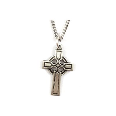 Pewter Pendant Celtic Cross