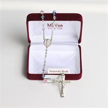 Swarovski Rosary 4mm Sterling