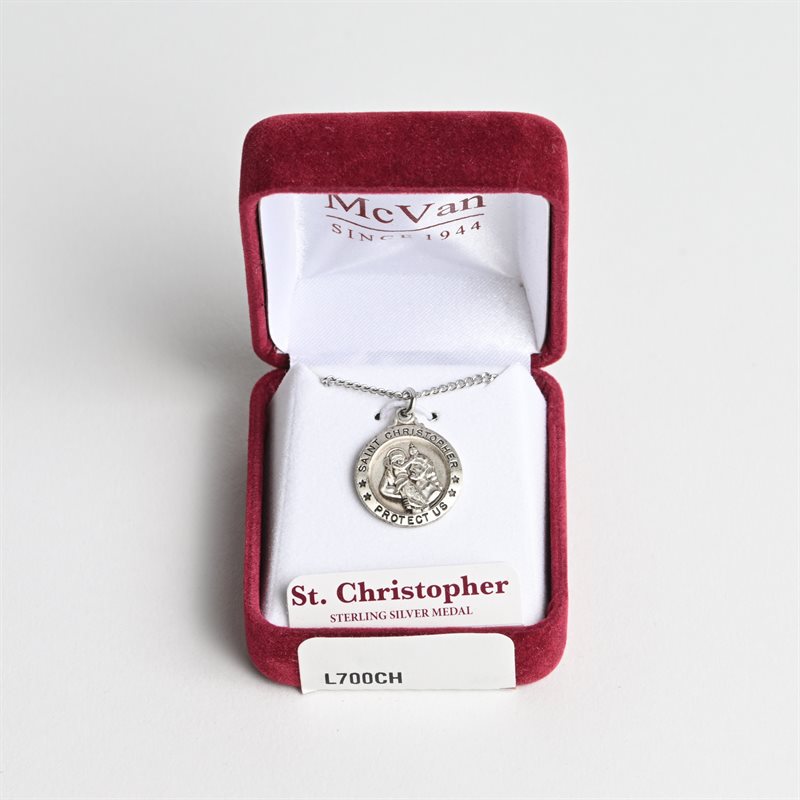 St Christopher Stainless Steel Medal