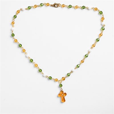 Collier verr Amber / vert