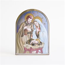 Nativity plaque col 6x8 in