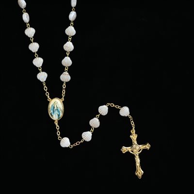 Rosary shell Beads / for Baptisim