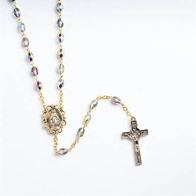Rosary Blue Relic / Gold