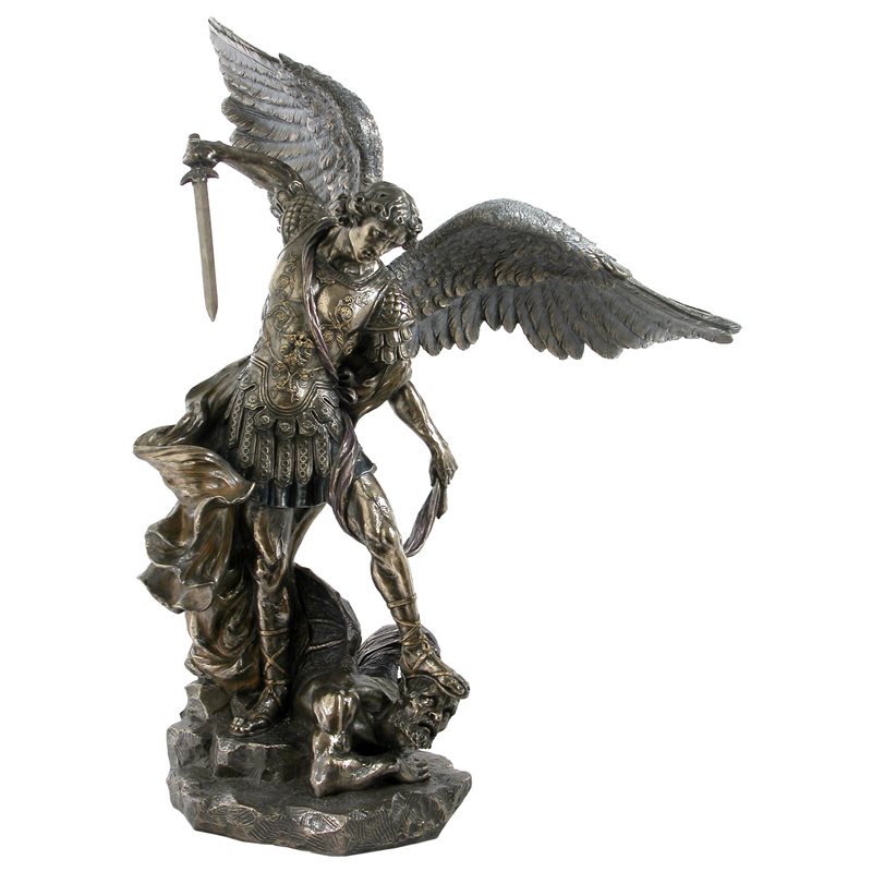 St Michael statue Bronze 29"