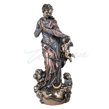 Imm. Concep. Statue Bronze 11 3 /  4 PO.