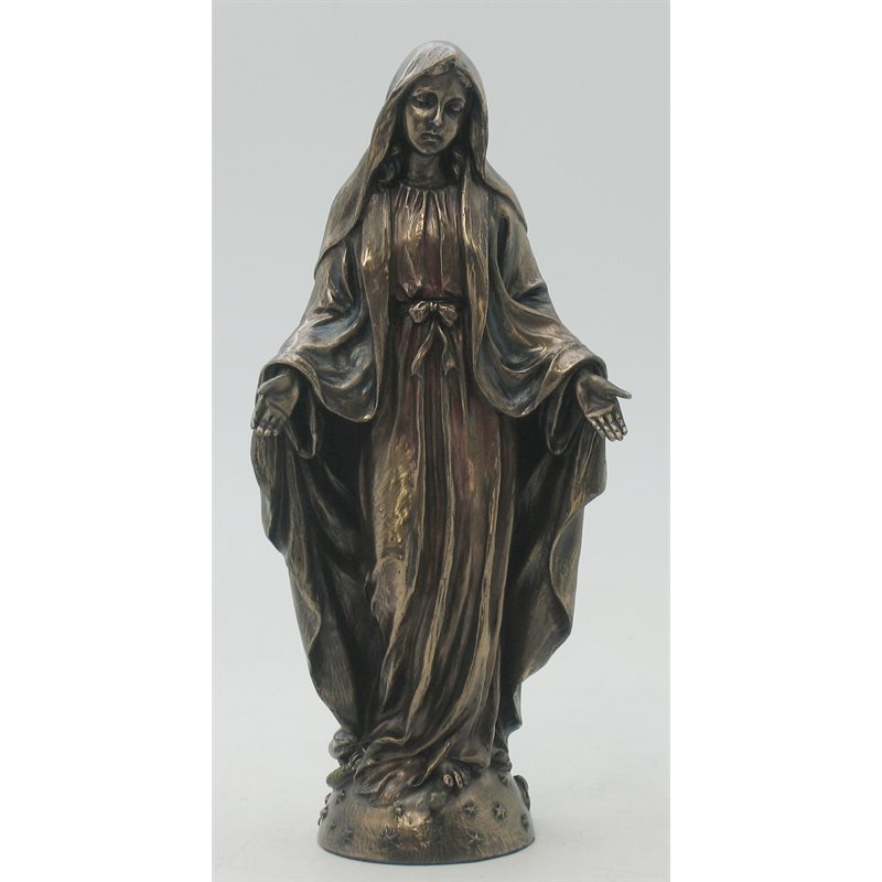 Miraculeuse statue bronze 8"