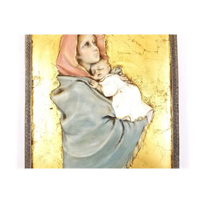Plaque Fontanini Marie& Jésus