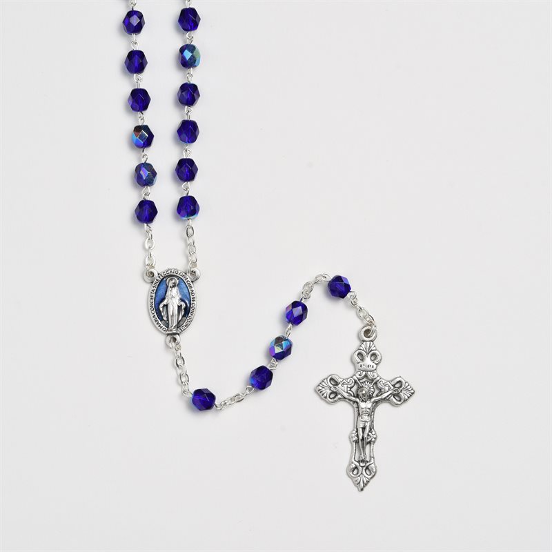 Rosary Blue Miraculous